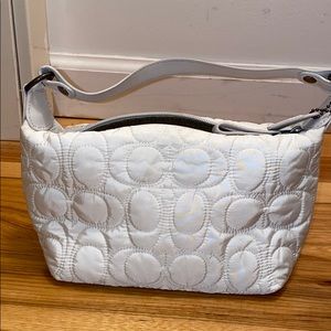 Coach quilted small hand bag